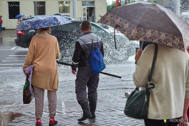 Синоптики предупредили о ливнях и граде в Кузбассе