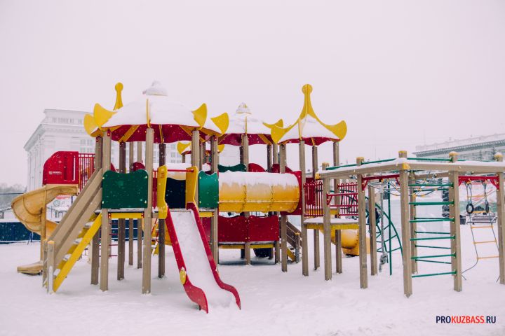 Власти Кемерова рассказали о детских площадках в обновленном парке Жукова 
