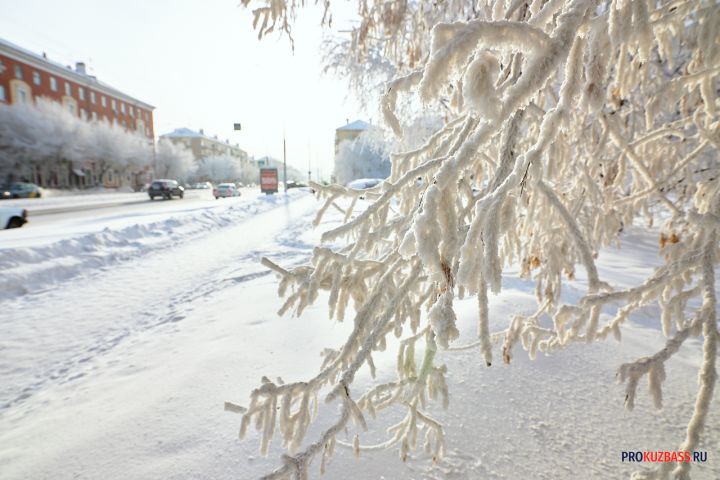 Рабочая неделя в Кузбассе начнется с морозов 