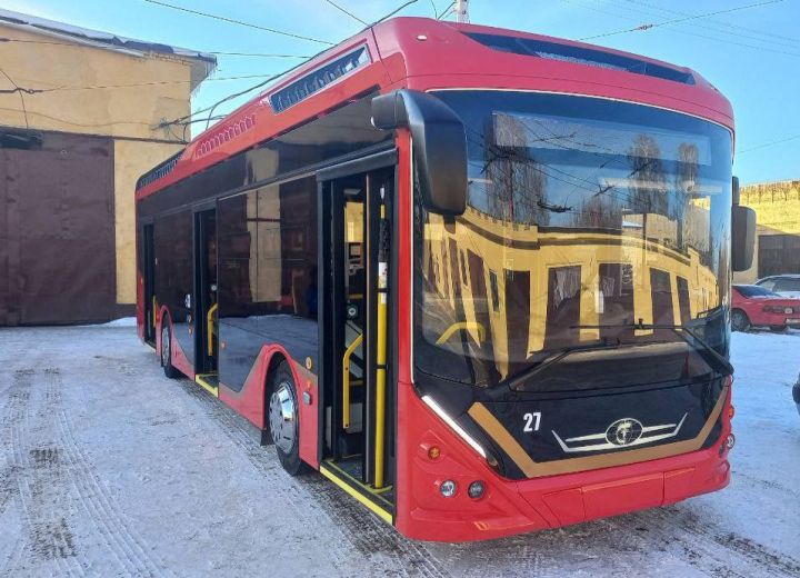 Еще два новых троллейбуса появились на маршруте № 1 в Кемерове