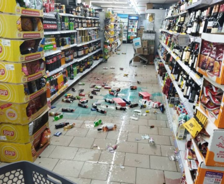 Очевидцы поделились фото предполагаемых последствий двух сильных землетрясений в Шерегеше