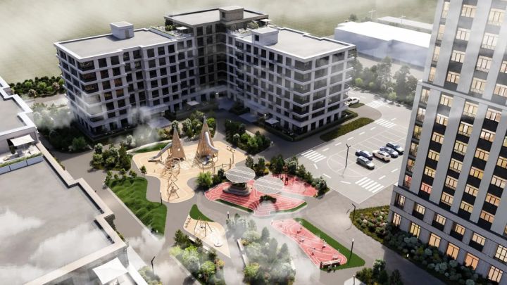 Власти в Кемерове показали проект нового жилого комплекса на месте завода «Химволокно»