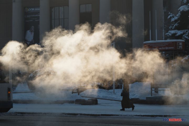Морозы до -30ºС и ветер обрушатся на Кузбасс в первую рабочую неделю года
