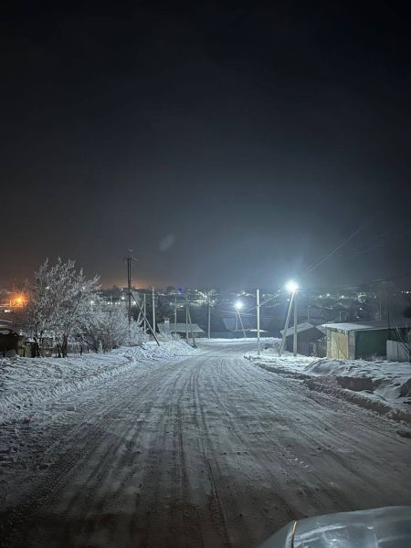 Освещение появилось на улицах в кузбасском селе после вмешательства прокуратуры