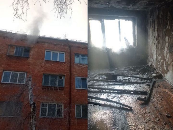 Соцсети: пожар разгорелся в общежитии после попытки кузбассовца разжечь костер на полу