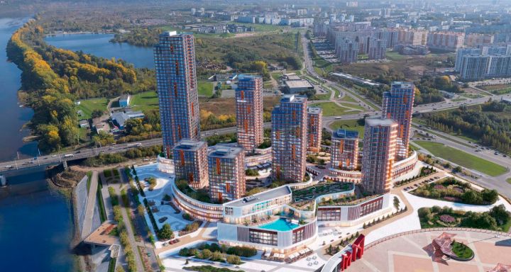 Строители получили разрешение на возведение ТРК из восьми башен на набережной Томи в Кемерове