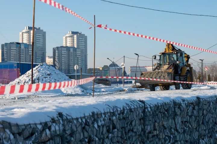 Власти рассказали о ходе работ по строительству нового участка набережной Томи в Кемерове