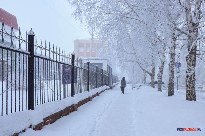 Метеорологи прокомментировали похолодание до -38ºС в Кузбассе на выходных 