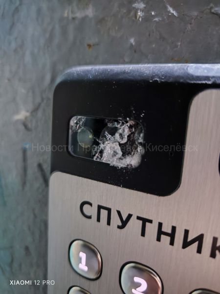 Соцсети: подростки с «оружием» повредили камеру домофона в кузбасском городе