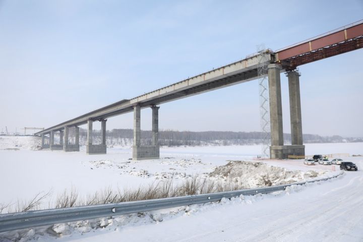 Звездный мост соединил берега Томи близ Кемерова
