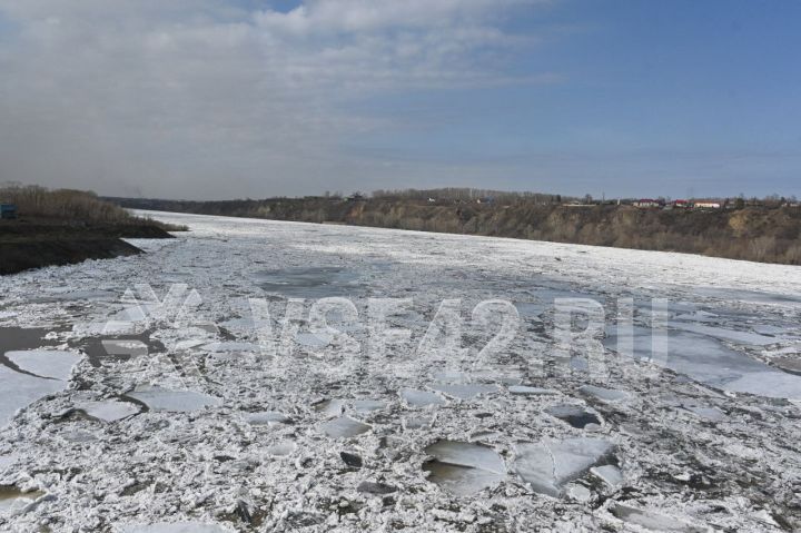 Томь в Кемерове сбросила ледяные оковы