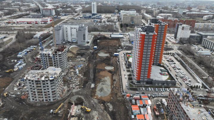 Строительство нового пешеходного бульвара началось в Кемерове