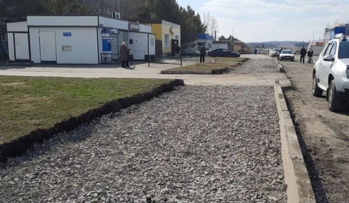 Ямочный ремонт дорог начался в кузбасском поселке