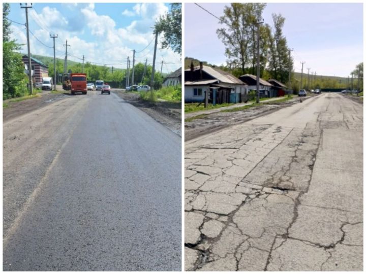 Новокузнецкие власти обвинили большегрузы в порче недавно отремонтированной дороги