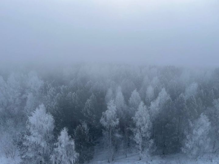 Жители кемеровской Радуги запечатлели окутавший город жуткий смог