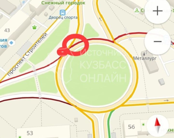 Водители пожаловались на разбитую проезжую часть кольцевой дороги в Новокузнецке