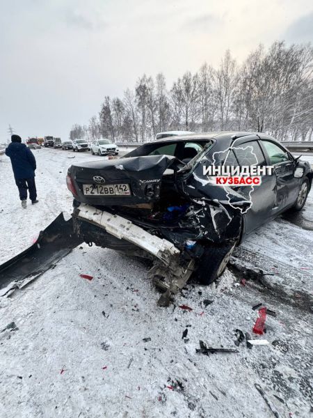 В Беловском округе произошло Массовое ДТП