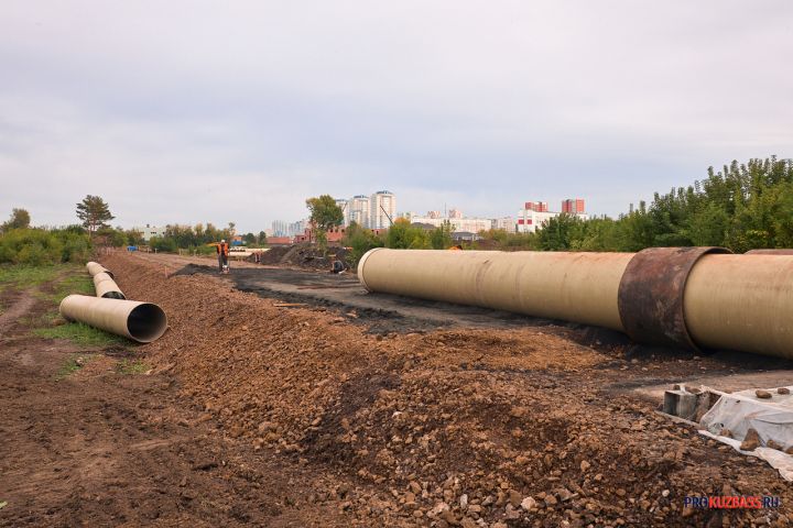 В Кировском районе Кемерова уложат более 300 метров водопроводных и канализационных труб