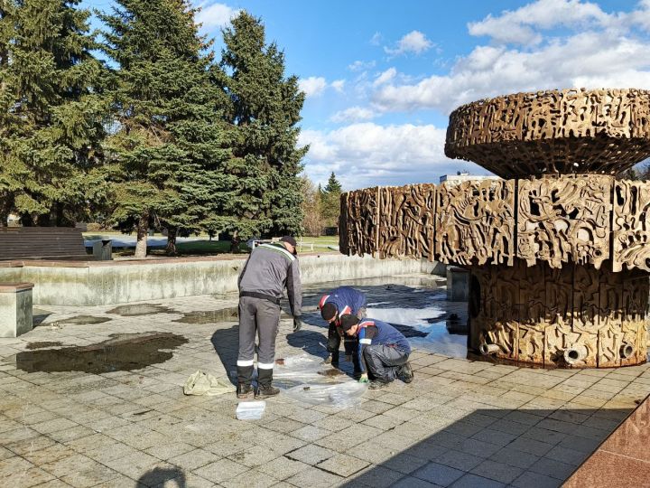 Фонтаны заработают в Новокузнецке в начале мая