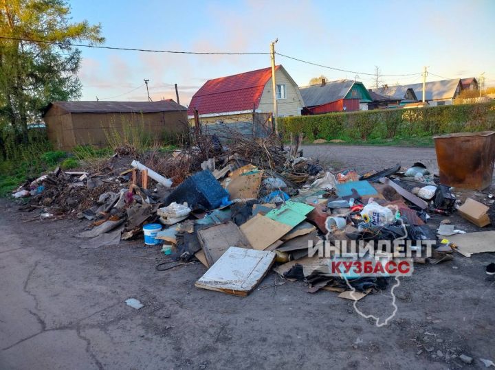 Жители частного сектора Кемерова пожаловались на горы мусора