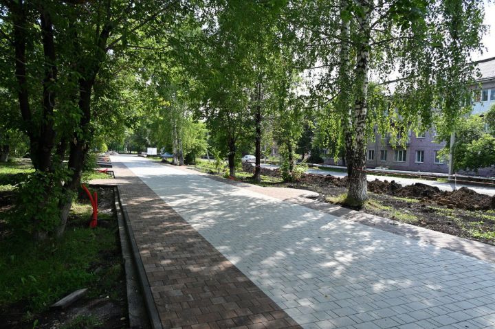 В Кузбассе благоустраивают 60 пешеходных зон