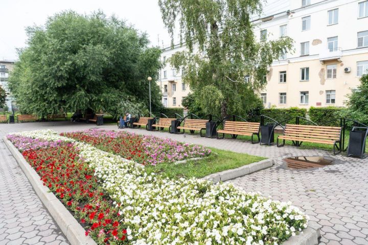 В Кемерове завершен первый этап реконструкции сквера