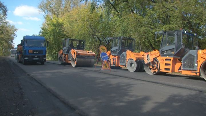 В кузбасском городе завершаются дорожные работы