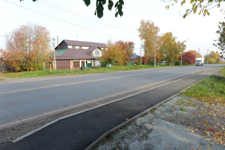 В Кемерове появился новый пешеходный тротуар