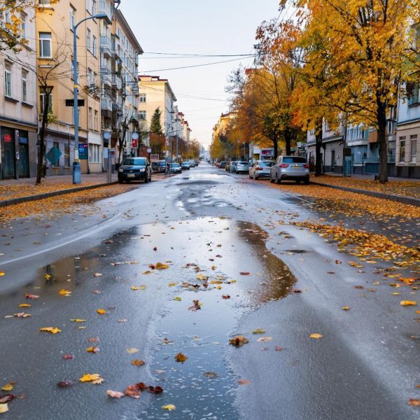 Ночной минус превратил дороги Кемерова в каток