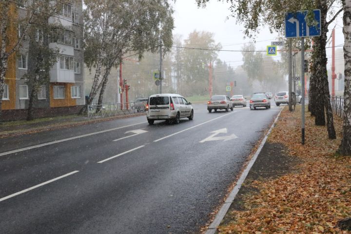 В Кемерове завершён ремонт дороги на улице Ворошилова