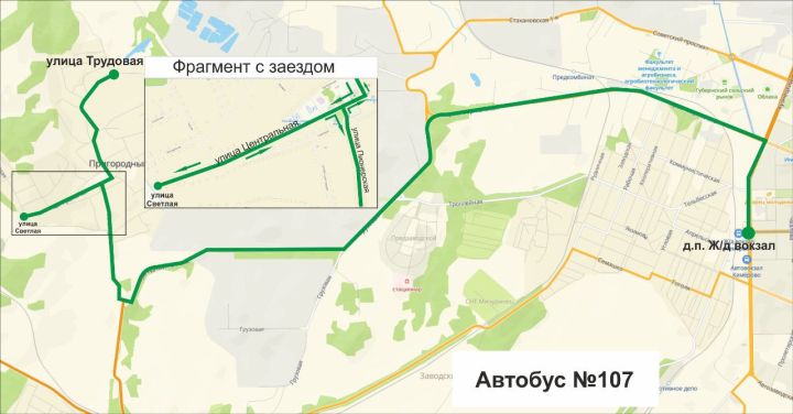 Маршрут №107 в Кемерове изменит путь следования
