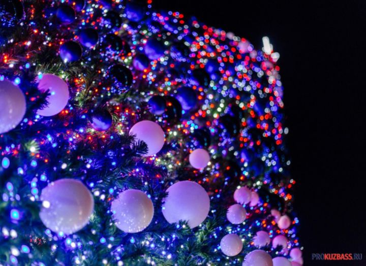 Все главные новогодние елки Кузбасса одновременно зажгут свои огни 1 декабря
