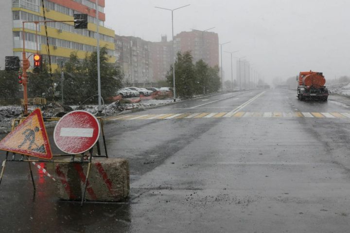 В Кемерове завершили строительство дороги на Комсомольском  