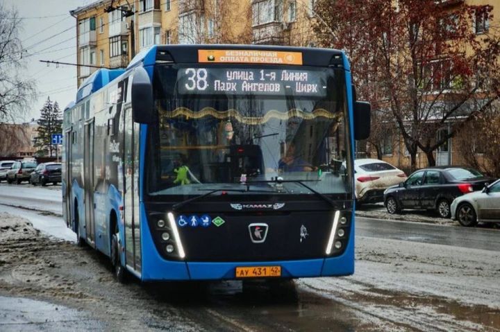 В Кемерове с 1 декабря изменят маршрут автобуса №38 и добавят семь новых остановок