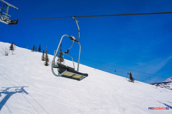 В Кузбассе приостановили работу горнолыжного комплекса из-за обледенения трасс
